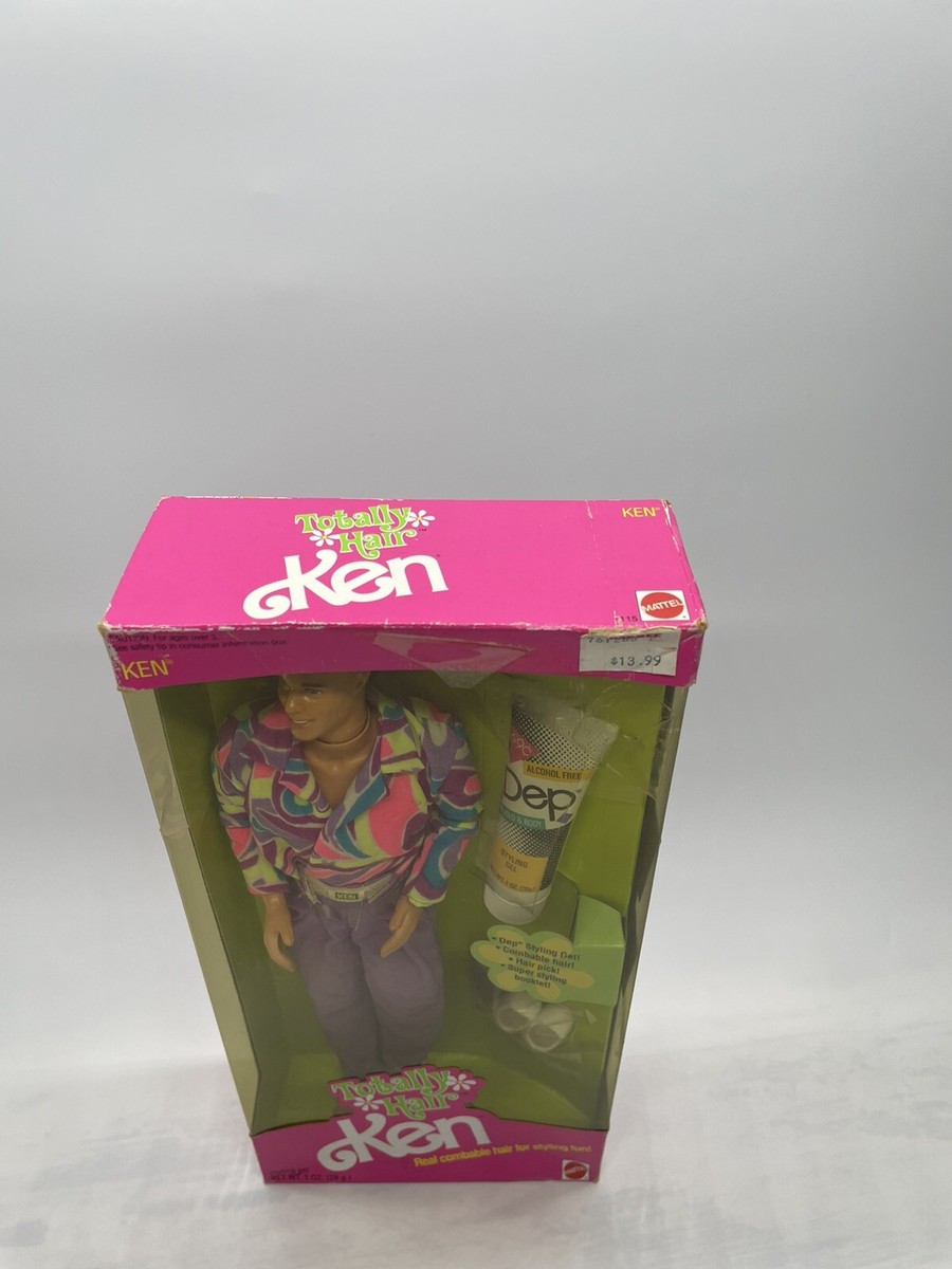 BARBIE 1991, Totally Hair Ken Fabriqué en Malaisie NRFB** EUR 250,00 - FR