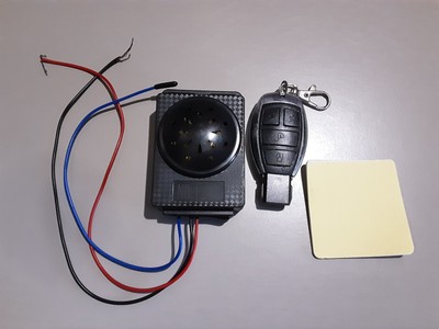 Master Racing 125 DB Alarm System 315 MHz Freq Two 4-button Remote  