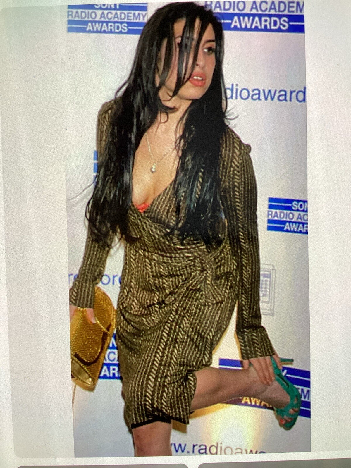 Another y&s Handbag In Gold Mesh ASO Amy Winehouse Very Rare Find!!