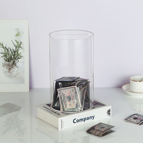 Piggy Bank Saving Money Jar Desktop Coin Container Student Child - Picture 5 of 12