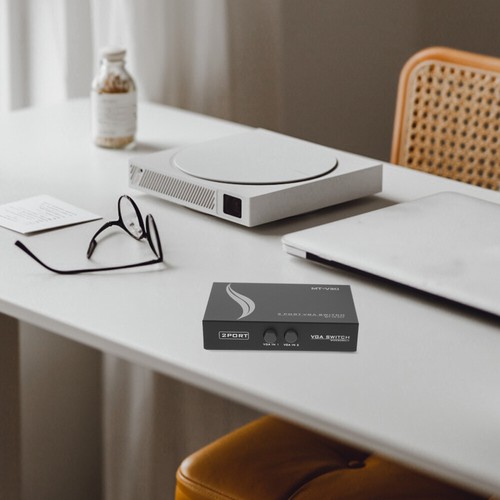 Portable 1 Out 2-Port VGA Box Splitter for PC /DVD Player /TV /LCD Monitor - 第 9/12 張圖片