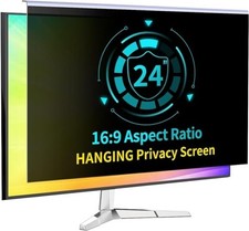 24 Inch Computer Privacy Screen for 16:9 Computer Monitor Hanging type