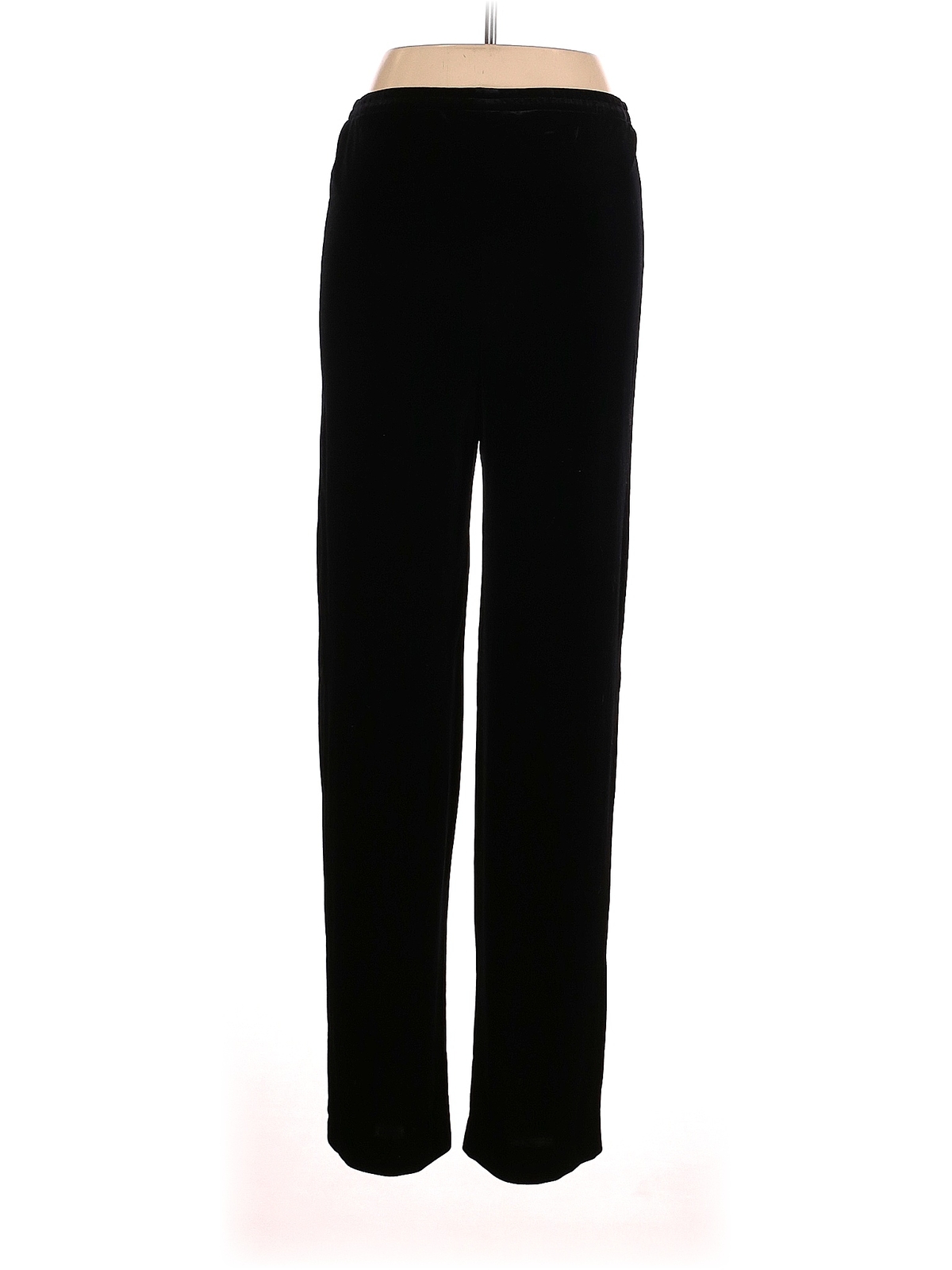 Linda Allard Ellen Tracy Women Black Velour Pants 10 eBay