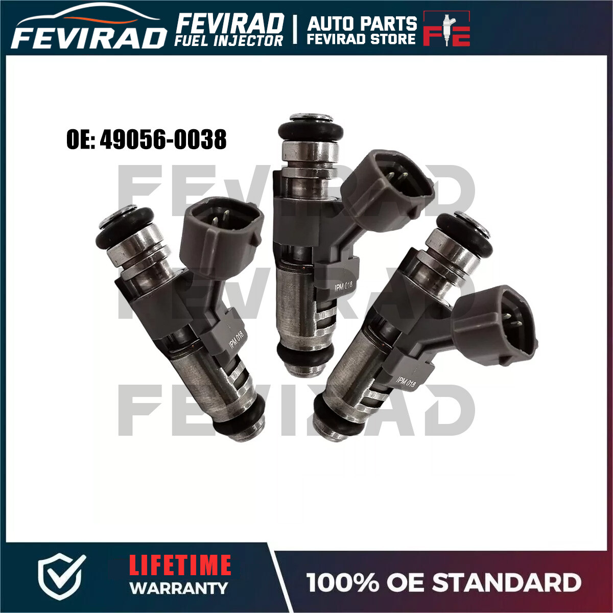 フレ缶 3Pcs Fuel Injector For Kawasaki Mule PRO FX FXT KAF820 2016-2021