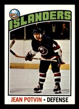 1976 Topps Hockey #93 Jean Potvin NM/MT