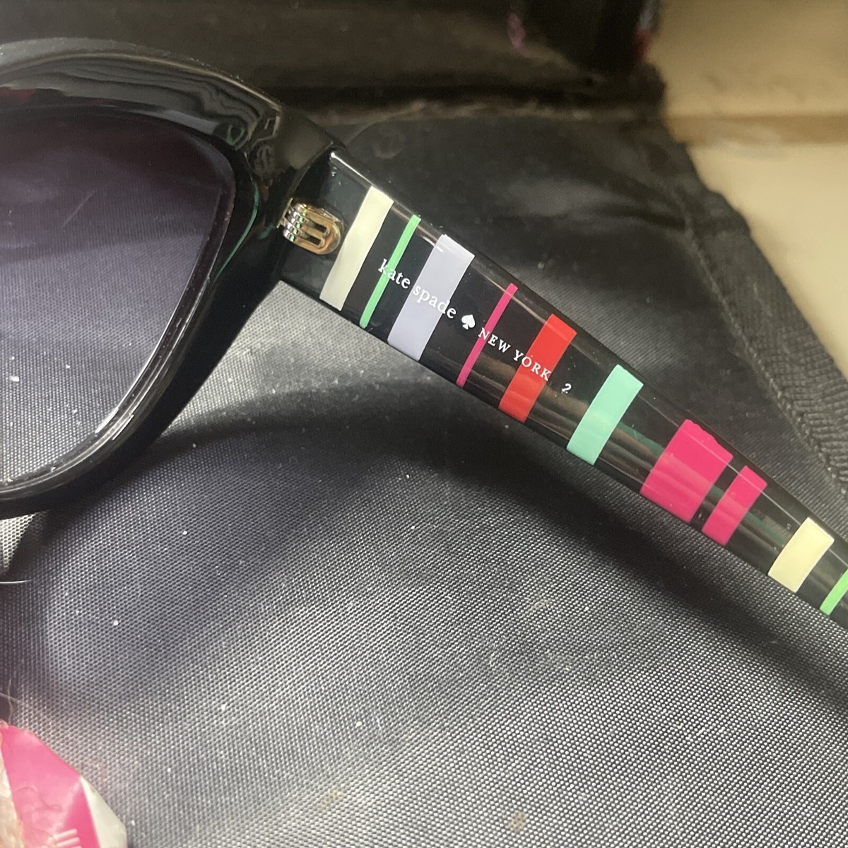 kate spade Black Labrenda Cat Eye Polarized Sunglasses Kate Spade Lucca Polarized Adult Female Black Cat Eye  main image 4