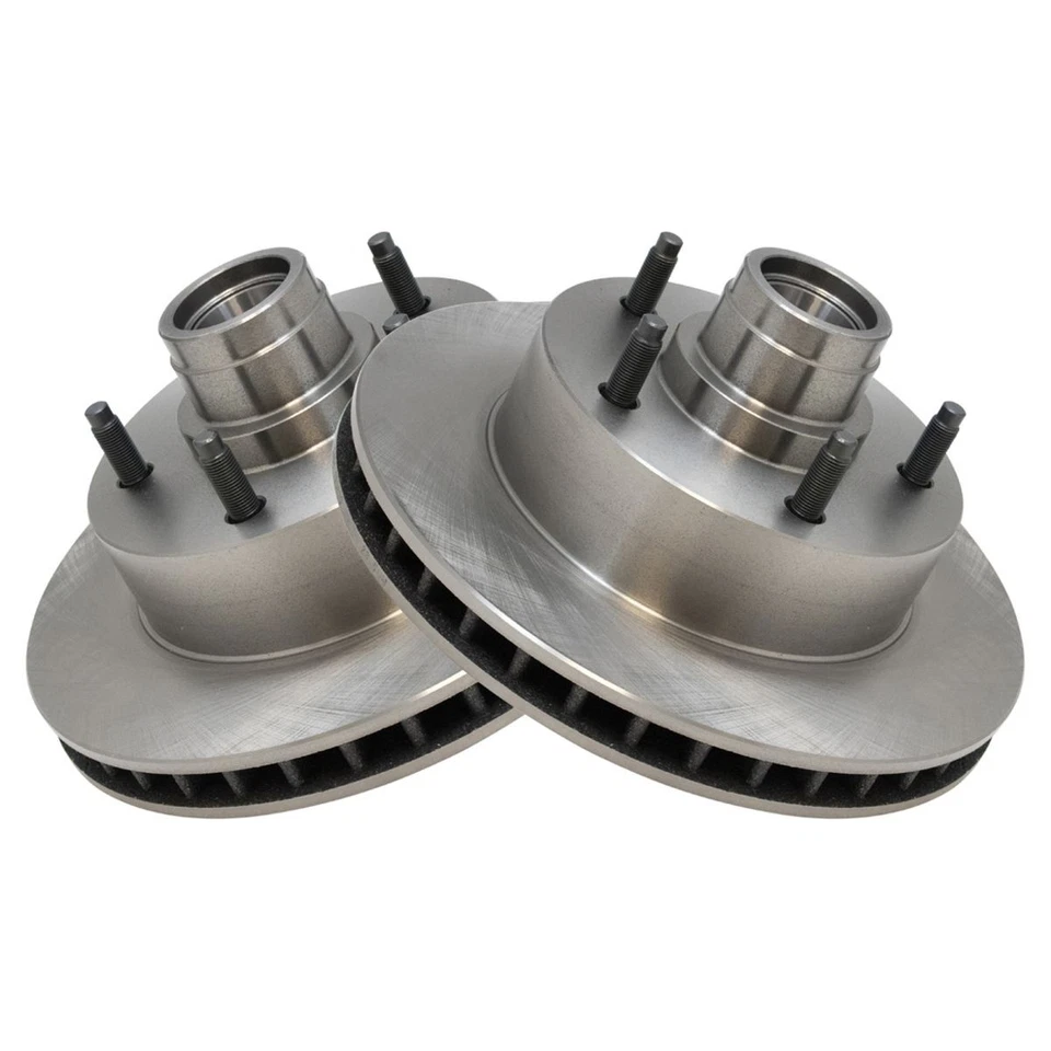 Nuevo par de rotores de freno delanteros para camioneta Ford E150 1975-1993 F150 2x2 Foto 2 de 4