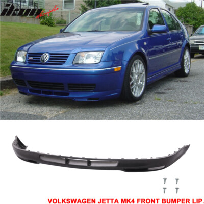 Fits 99-05 Volkswagen Jetta MK4 GLI Style Front Bumper Lip Spoiler Unpainted PU