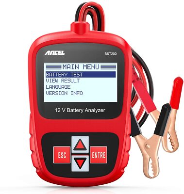 ANCEL BST200 Car Battery Tester 12V Voltage Auto Battery Load Test 100-1100 CCA 