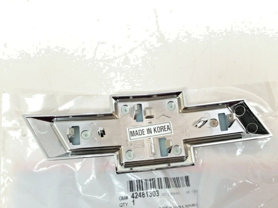 17-22 Chevrolet Trax 19-24 Blazer parrilla delantera negro pajarita emblema OEM 42481303 Foto 3 de 4