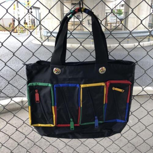 [Japan Used Fashion] 90 Novel United Colors Of Benetton Tote Bag - Afbeelding 1 van 10