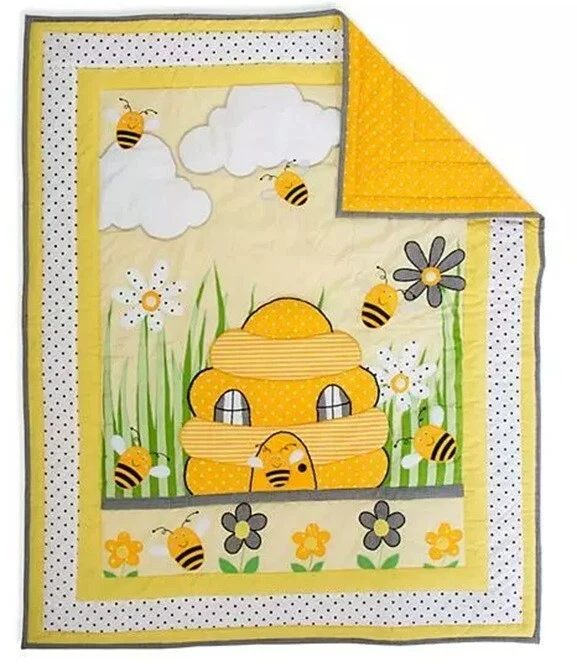 Mackenzie Childs Baby Bee Bedding Set NWT HTF!!