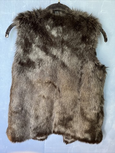 Mossimo Vest Womens Size X-Small Faux Fur Lined soft Fall Cozy - Picture 5 of 6