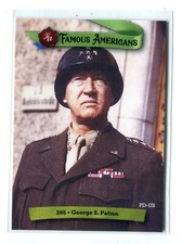 2021 HA Historic Autographs Famous Americans Green #205 George S. Patton