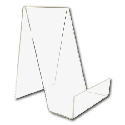EPOSGEAR 10 Medium Clear Perspex Acrylic Plastic Book Plate Retail Display Stand Holder