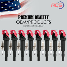8X Ignition Coils + 8X Spark Plugs OEM For BMW 535i 550i 650i 750i X5 X6 UF592