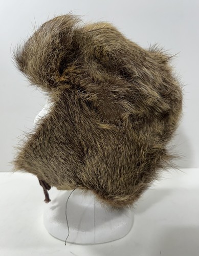 Vintage Ushanka Russian Fur Trapper Hat Men's - Picture 2 of 6