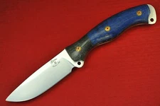 Busse Custom Mean Street Ergo .16" Satin INFI Black Canvas Micarta G-rexed Maple