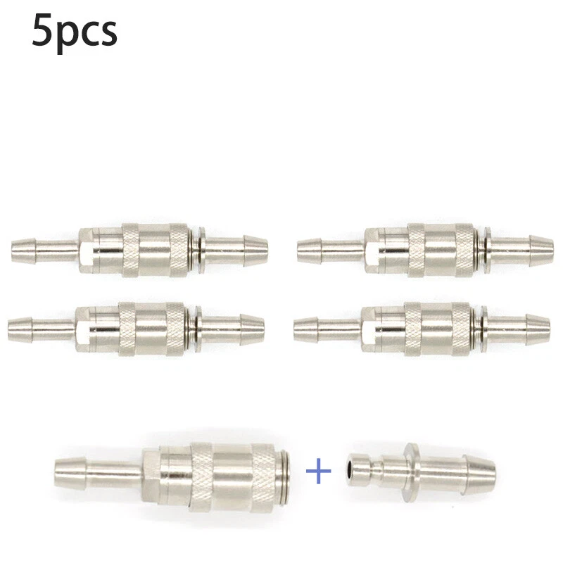 5 CONJUNTOS DE CONECTOR DE MANGUITO NUEVO EN CAJA manguera de presión arterial macho rápido + toma de bayoneta hembra Foto 3 de 4