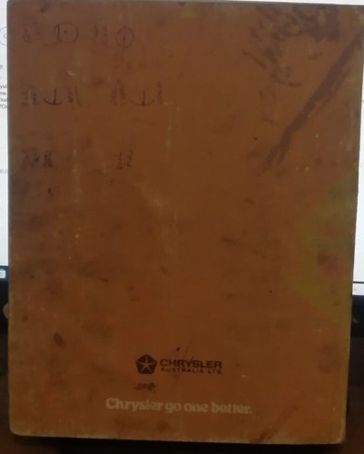 Chrysler/Mitsubishi Sigma Factory Workshop Manual 1977On (4 Volumes) - Picture 5 of 9