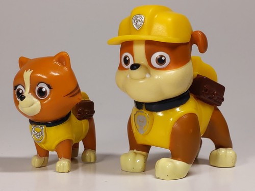 Paw Patrol Kitty Catastrophe Rubble Nickelodeon Spin Master Figures Loose - Picture 2 of 15