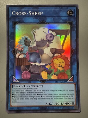YUGIOH CROSS SHEEP (LINK) ASIA ENGLISH EDITION ES01-AE050 SUPER RARE | eBay
