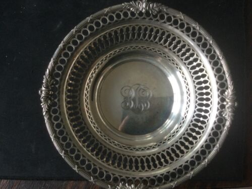 GORGEOUS ANTIQUE STERLING C.D. PEACOCK 9.5” .8lbs monogram