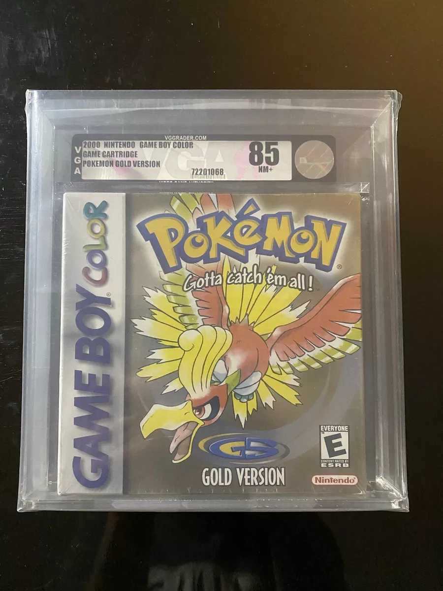 Pokemon Gold Version Sealed New Rare Gameboy Color Game Boy VGA Graded 80 NM