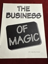 The Business Of Magic Kevin King OOP RARE VNTG SIGNED 1991 Booking Shows 2nd Pr