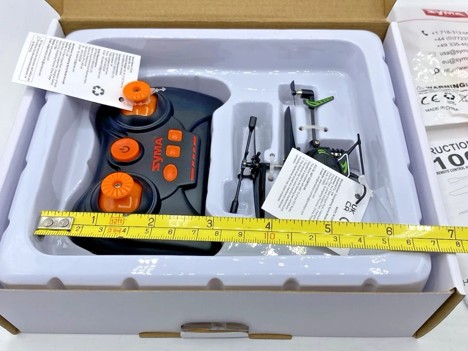 SYMA S100 MINI RC Helicopter 3.5CH Gyro Stabilizer Altitude Hold 8 yrs + Toy - Image 4 of 4