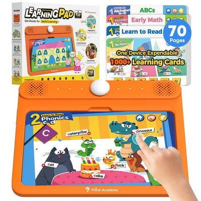 Think Academy Interactive Electronic Learning Pad - Learn-to-Read System with...