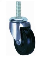 Manhasset Part 1945 -- 3" Threaded Stem Caster for Manhasset Brand Stand Carts