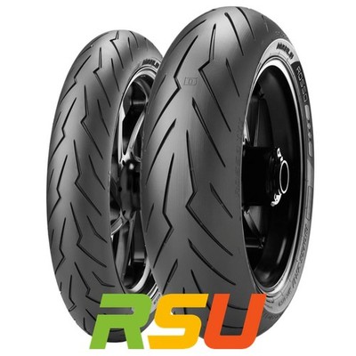 2x Motorradreifen Pirelli Diablo Rosso III (E) DOT22 190/55ZR17 75W