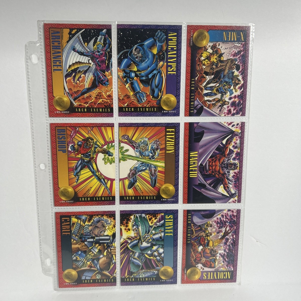 1993 Skybox Marvel X-Men Series 2 Complete 100 Card Set With