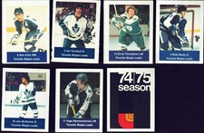 1974-75 ACME LOBLAWS TORONTO MAPLE LEAFS ERROL THOMPSON MINI STICKER + 5 LOT