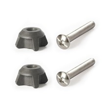 2 Pack Toilet Seat Screws for Kohler Seats Non-Slip Rust-Resistant Bolts