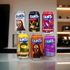 Fanta Xbox Limited Edition 6pc Set Cherry, Or...