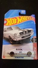 2025 Hot Wheels #161 Mustang 60 3/5 '67 SHELBY GT500 White Near Mint