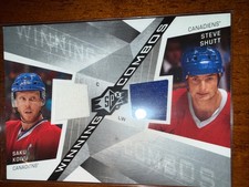 2008-09 SPx - Winning Combos Saku Koivu, Steve Shutt Dual Patch Canadiens Habs
