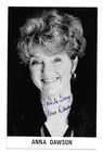 Anna Dawson. Actress. The Benny Hill Show. Signed Photo