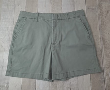 Gloria Vanderbilt Chino Shorts Women's Size 14 Green Pockets NWT Casual