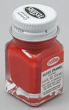Testors 1103 Red Enamel Paint - 1/4 oz. Bottle 10