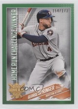 2019 Topps Home Run Challenge Winner April Green 154/173 George Springer 3u0