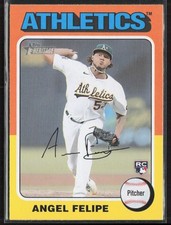 2024 Topps Heritage Angel Felipe Rookie Oakland Athletics #147