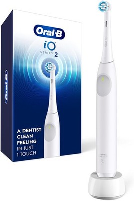 Oral-B Rechargeable Electric Toothbrush, iO2, 3 Cleaning Modes, Automatic Pres