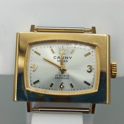 Vintage Cauny Prima Handaufzug - Ref 215-81130 - 17 Jewels - Vergoldet- 1960-70