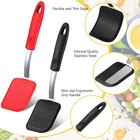 Silicone Mini Spatula Turner Cookie Brownie Flexible Kitchen Tool 1 Pack