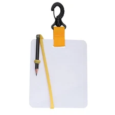 Underwater Writing Slate Board With Clip And Pencil For Water Sports