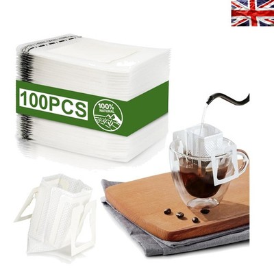 Tragbare 100-teilige Tropfkaffeebeutel mit hängendem Ohr-Design, ideal für Reisen