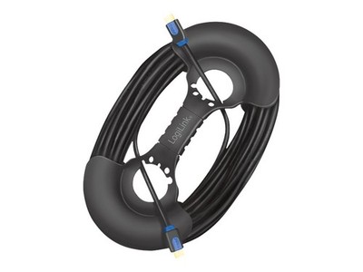 LogiLink KAB0068 Universal Polypropylene (PP) Black Cable winder for 2-20m